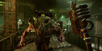 A screenshot of an assault in Warhammer 40k: Darktide