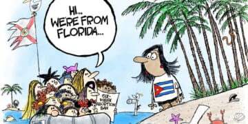 Cartoon: Floridian refugees