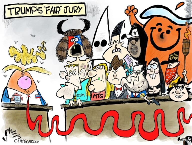 Cartoon: Trump's version of 'fair'