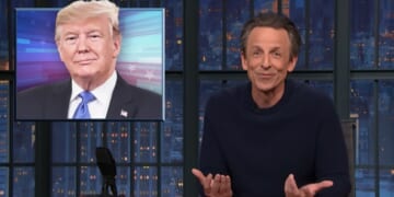 Seth Meyers takes on 'one of' Trump's 'most deranged screeds yet'