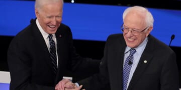 Trump parties with billionaires while Biden and Bernie unite